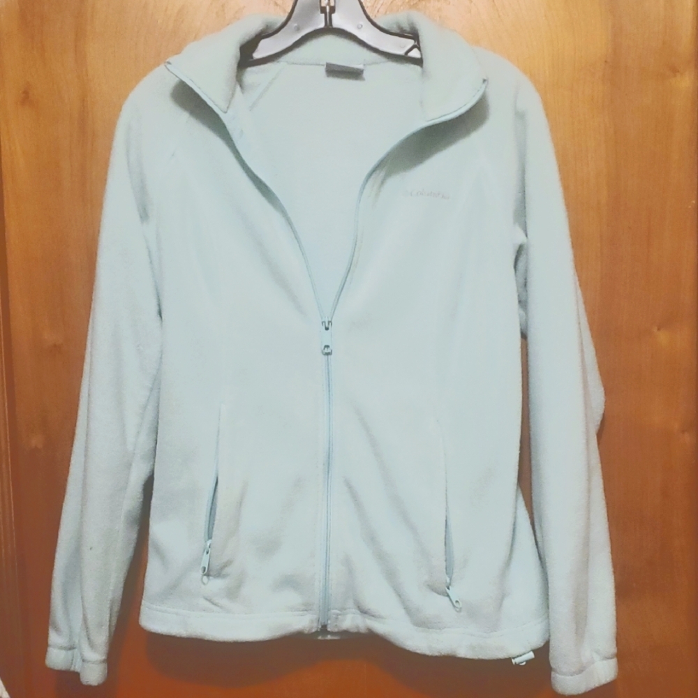 Columbia Women's Light Blue Fleece Jacket